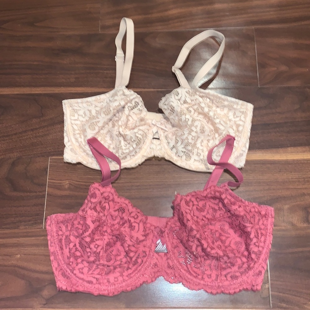 VS Unlined Demi Bralette Set